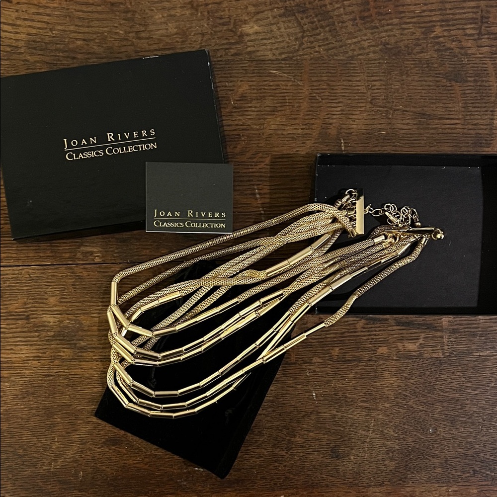 Joan Rivers Gold Multi-Strand Necklace - Picture 6 of 6
